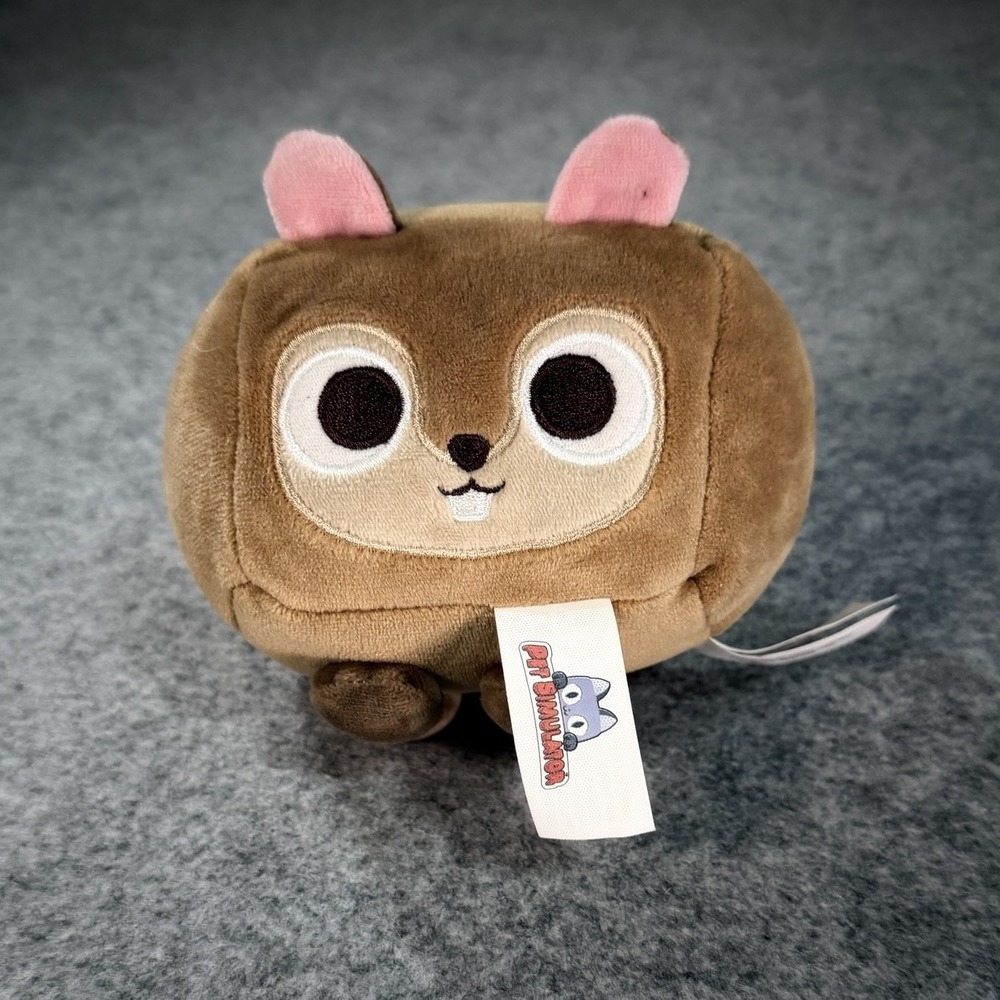 Pet Simulator‎ Squirrel Plush Toy Cub Plushie Brown